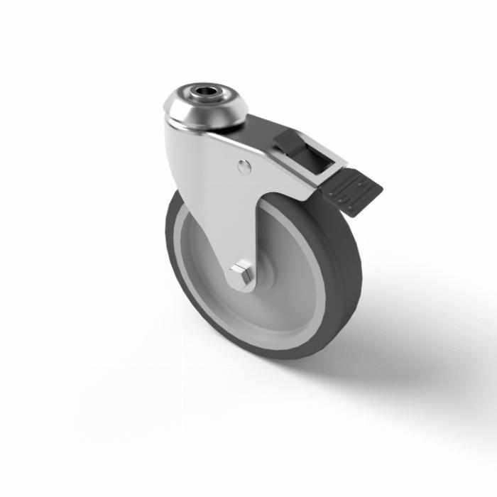 Rollers 75 single bolt hole with brake