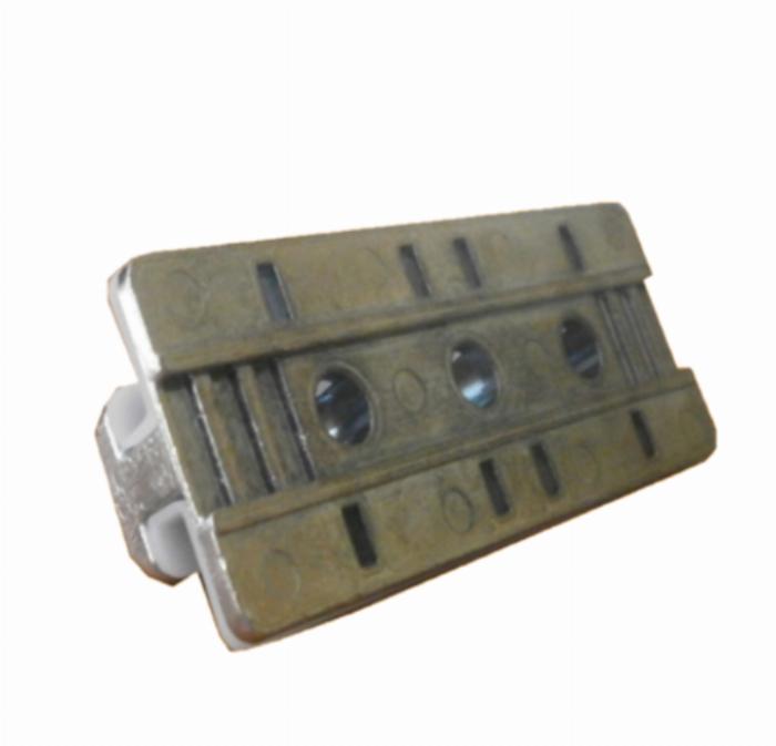 Patin deslizante Tipo I Ranura 8 para deslizar perfiles de aluminio. Material acero.