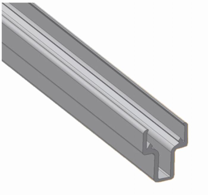 Abrazadera para eje de Ø14mm, perfil con ranura 8mm tipo-I
