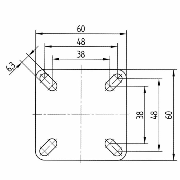 Rollers 75 plate fitting with brake