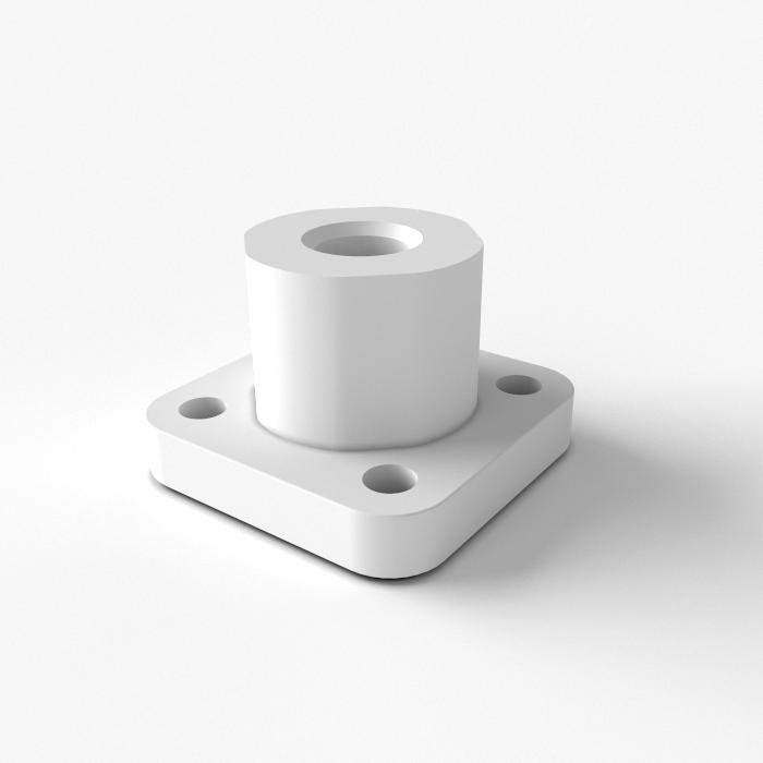 Trapezoid nuts made of iglidur® J TR10X2