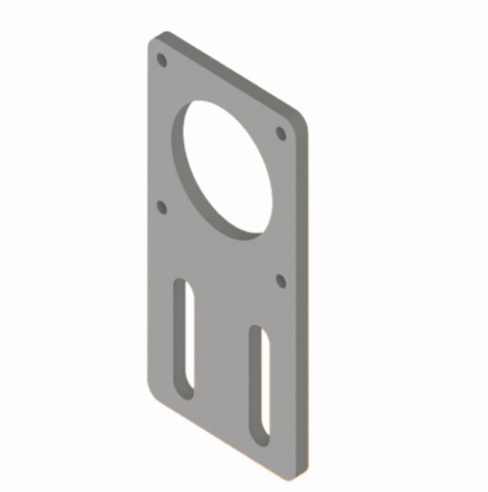 Plate engine mount NEMA 23 - 0DEG M8-30, t=5mm