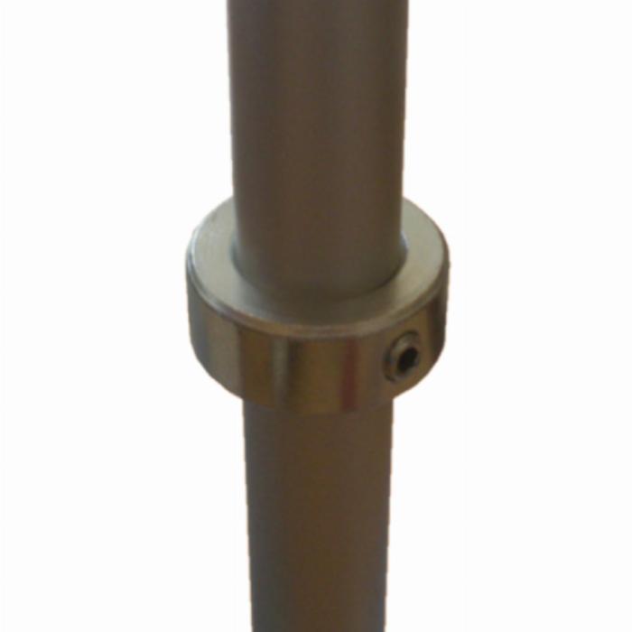 Collars galvanized for circular tube 28mm