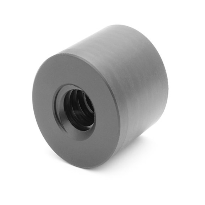 Tuerca para husillo trapezoidal 8x1,5 R de plástico - cilíndrica
